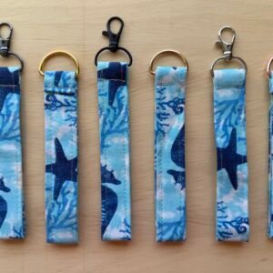 beach shore keychain wristlet